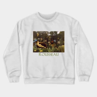 The Dream (1910) by Henri Rousseau Crewneck Sweatshirt